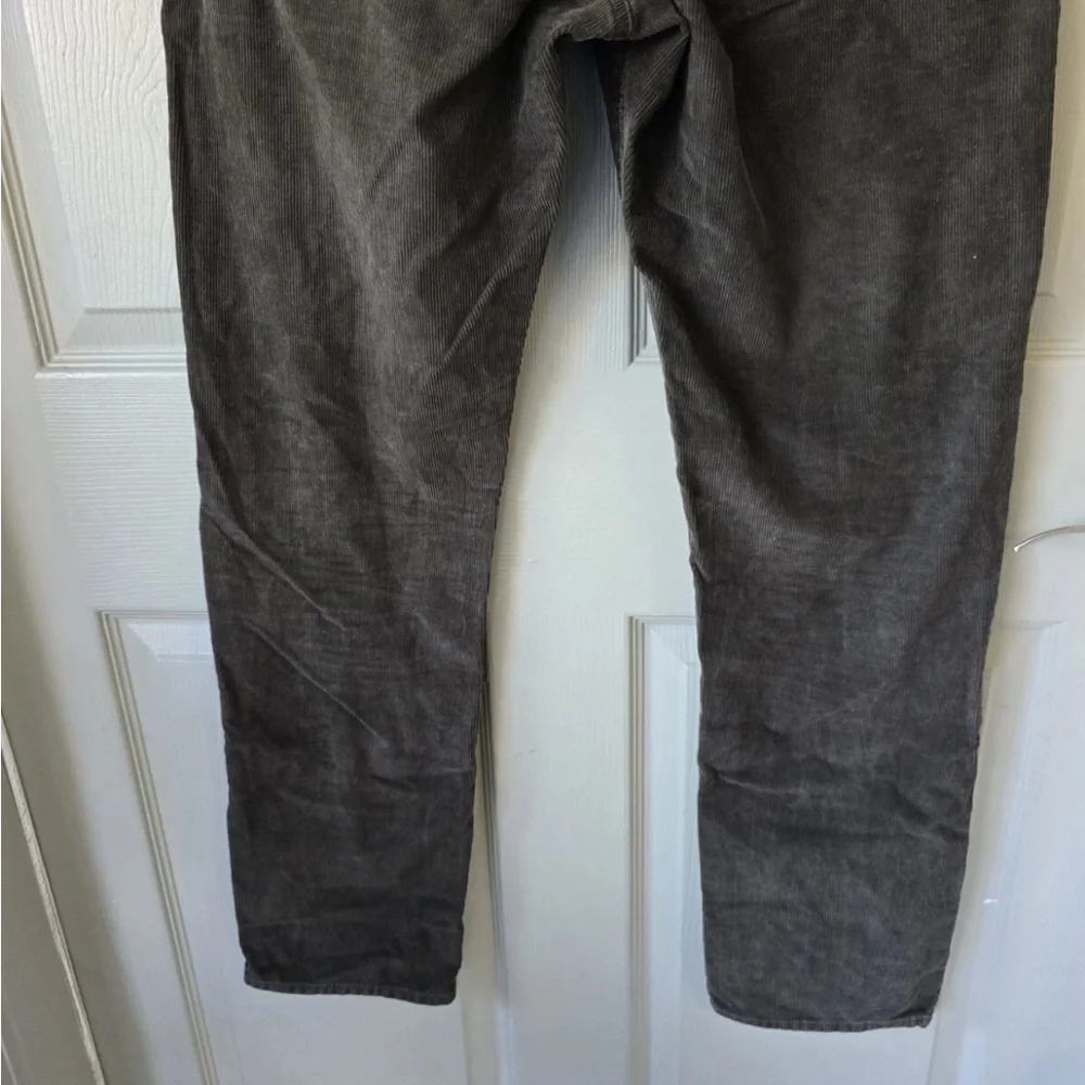 J.Crew Men's Corduroy Pants 32x32 Green Straight Leg Flex Retro